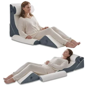 Wedge Portable Relax Reading Pillow Lumbar Back Bed the Wedge Pillow Positions Set Medical for Gaming Sleeping After Surgery