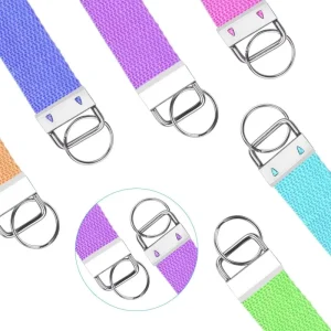 Weisita WST2408106 Cross Border Metal Webbing Tail Clip 26mm Luggage DIY Clamp With Key Ring And Webbing Rope Buckle