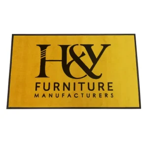 Welcome Cutting Ground Protection Bar Home Waterproof Nylon Tufted Jacquard Logo Floor Door Mat Set for Home Entrance