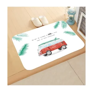 Welcome Doormat Entrance Hallway Rectangle Printed Non Slip Kitchen Mat Outdoor Rug Carpet Bedroom Kitchen Custom Door Mat