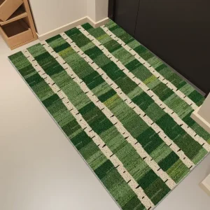 Welcome Mats Doormat PVC Non Slip Waterproof Rubber Backing Front Door Mat Home Entrance Letter Pattern Classic