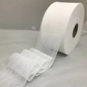 Welldone Breathable Spunlace Nonwoven Fabric Rolls Polyester Spunbond Plain Style Nonwoven Fabric