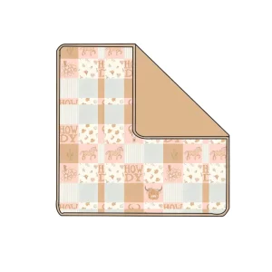 Western style Organic Bamboo Spandex Single layer Double layer Customizable Bed Sofa Blankets Printed Patterns for All Seasons