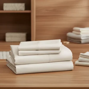 White 100% Cotton Woven Modern Solid Colors Luxury Hotel Bedding Sets Duvet Cover Bed Sheets Customizable Sizes 300tc Beige