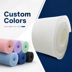 White 3D Mesh Fabric Polyester Breathable Spacer Mesh Fabric for Mattress Pad Cushion and Chair
