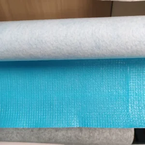 White Blue Floor Protection Felt Roll Waterproof Laminated Painter Felt No Glue Residue for Real Estate Project