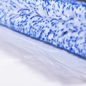 White Blue Paint Brush Fabric Roller Brush Fabric Woven Polyester Fiber Brush Fabric