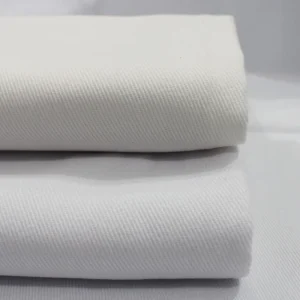 White Denim Fabric White Canvas Denim Material Pure Cotton Pants Fabric
