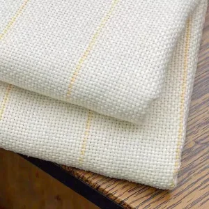 White Embroidery Roll Cotton Poly Carpet Backing Tufting Fabric Primary Monks Tufting Cloth for Tufting Gun