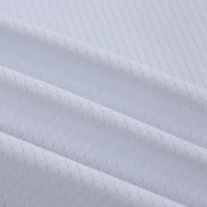 White Honeycomb Mesh Fabric For Sportswear Sublimation Printing
