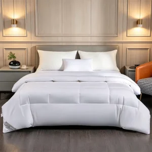 White Hotel Microfiber Duvet Insert Soft Anti Allergic Duvet Inner All Season Comforter Quilt