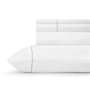 White Minimalist Flat Sheet Durable Machine Washable Fitted Sheet Queen 4pcs Egyptian Cotton Bed Sheets Set With Pillowcase