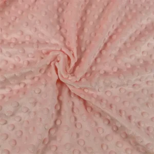 White Minky Blank Dot Blanket 100% Polyester Minky Dot Fabric Sublimation Minky Dot Blanket Fabric
