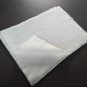 White Polyester Non woven Fabric Customized Weight