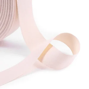 White Thickened Clothing Accessories With 2.5cm Herringbone Cotton Woven Tape For Clothing Bags And Suitcases