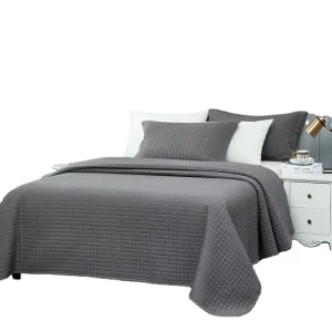 Wholesales Quilted Bedding Set with 100% Polyester Fabric Bed Cover Pillow case
