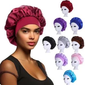 Wide Edge High Elasticity Ding Sleeper Hat Women’s Hairdressing Hair Care Towel for Beauty Hair Drying Towel