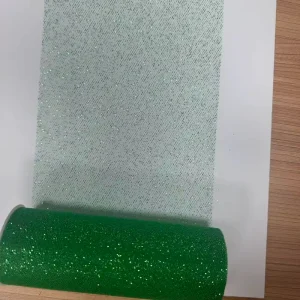 Width 15 cm Eco-Friendly Polyester Glitter American Mesh Fabric Metallic Net Tulle Voile Dress Skirt Wedding Party Car Bag