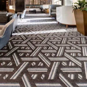 Wilton Woven 4m Roll Floral Pattern Wall to Wall Carpet