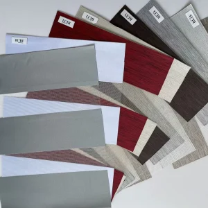 Window Horizontal Polyester Blackout Zebra Blinds Fabrics For Roller Blinds