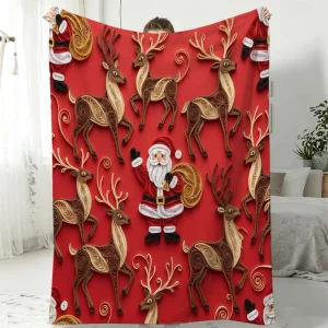 Winter Bedding Custom Print Flannel Throw Blanket Floral Dot Airplane Four Seasons Eco Friendly Portable Soft Warm Home Textile