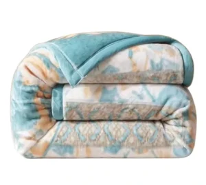 Winter Double Layer Classical Moonlight on Pond Flannel Blanket Soft Knitted Machine Made Customizable 1000 Home Bedding Travel