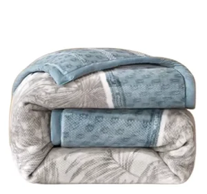 Winter Double Layer Sherpa Blanket Twillight Style Warm Knitted Machine Made Plain Dyed for Home Bedding Custom Size Travel Gift