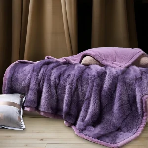 Winter Eco Friendly Throw Blanket Aesthetic Home Decoration Ultra Soft & Cozy Luxury Faux Fox Fur Blankets for Bedroom