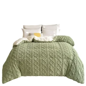 Winter Fluffy Soft Thickened King Size Quilt Blanket Filling Warm Fleece Throw Blanket for Bed and Sofa