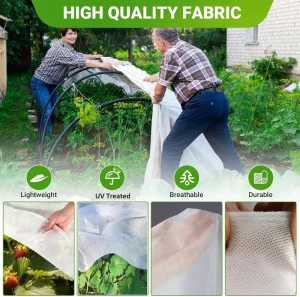Winter Outdoor Frost Polypropylene Nonwoven Fabric Eco-Friendly Plain Plant Protection Blanket UV Protection Cover