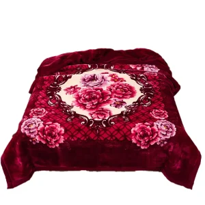 Winter Stocklot Assorted Heavy Plush Raschel Blanket Korean Mink Double Layer Blanket 200x230cm