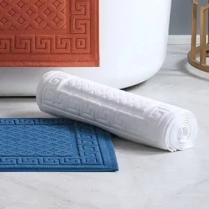With Natural Cotton for Ultra Absorbency and Easy Cleaning Vintage Chinese Style Bath Mat