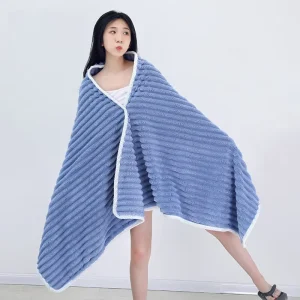 Women Big Bath Towel Brandnew Customized Quick Dry Wearable Reversible Thick Luxury Hotel Warp Knitting Microfiber Bath Towel