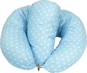 Women’s Crescent Shaped Breastfeeding Pillow with Body Support Maternity Pillow for Pregnancy Baby Fiber Filled