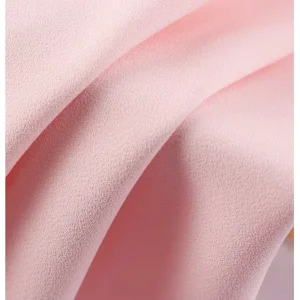 Women’s Double-Faced Texture Chiffon Fabric 41% Acetate 59% Polyester Woven Solids for Shirt Dress Trouser Jacket Industry
