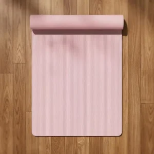 Women’s NBR Yoga Mat 10mm Thick Non Slip Backing Logo Home Use Dance Aerobics