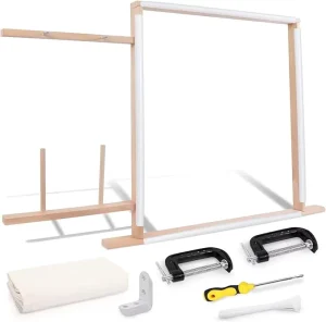 Wooden Tufting Frame for Nonwoven Rug Making Water Resistant Eco Friendly Customizable Width 30 150cm Beginner Friendly Home
