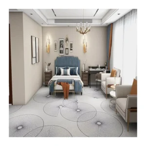 Wool Nylon Blend Axminster Carpet From China Carpet Factory 5 Star Hotel Room Wall to Wall Carpets