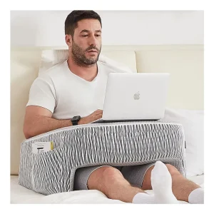Working Crocheting Memory Foam Lap Desk Pillow, Reading Pillow, Extra Large Arm Rest Pillow for Adult Lap