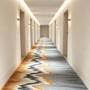 Worldwide Stock Supplier Polyester Full Paving Carpet Wearproof Fire Safe Free Sample Hotel Corridor Construction Project