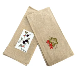 Woven 100% Cotton Linen Kitchen Tea Towel for Dish Cleaning
