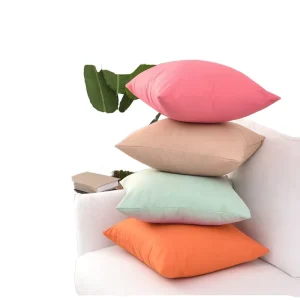 Woven 100% Polyester Garden Couch Patio Furniture Cushion Outdoor Sofa Cushions Decorative Square Waterproof