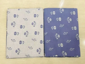 Woven 40s 1 Yarn Dyed Jacquard Double Layer Cotton Gauze 98″ Width for Luxury Loungewear