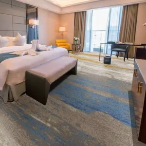 Woven Axminster Carpet Custom Pattern Anti slip Soundproof Commercial Carpet