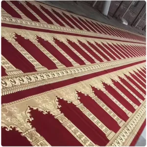 Woven Axminster Carpet Wall to Wall Prayer Carpet Saudi Arabia Muslim Carpet