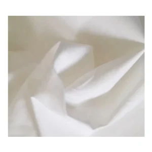 Woven Bleached 110 Wide 500TC 120S 100% Cotton White Satin Fabric for Home Textile Bedding & Hospital Use