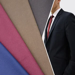 Woven Dark Solid Color Rayon/Viscose Medium Weight Stretch Suit Trousers Fabric for African Markets