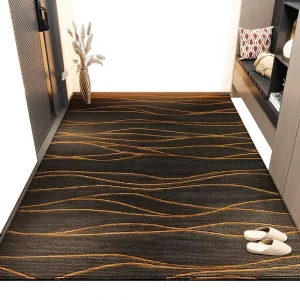 Woven Door Mat for Entrance Living Room Hallway Dirt-resistant Cuttable Customizable Hand Washable Vacuumable Mat