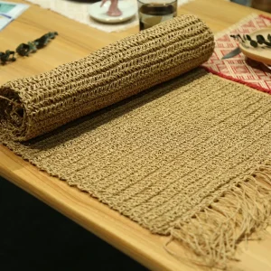 Woven ECO Paper Dining Table Runner 150x30cm for Home & Restaurant Use