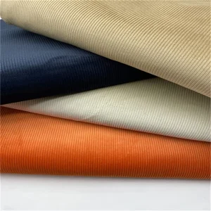 Woven Eco Friendly Lightweight Flannel Fabric Breathable Stripes Imitation Cotton 100% Polyester Material for Shirt